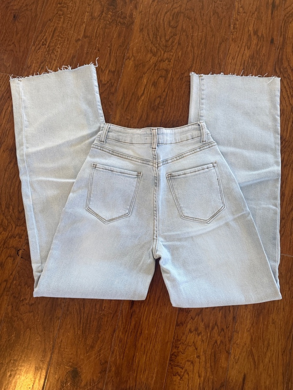 Pink Lily High-Rise Bleached Light Blue Jeans - Picture 2 of 6